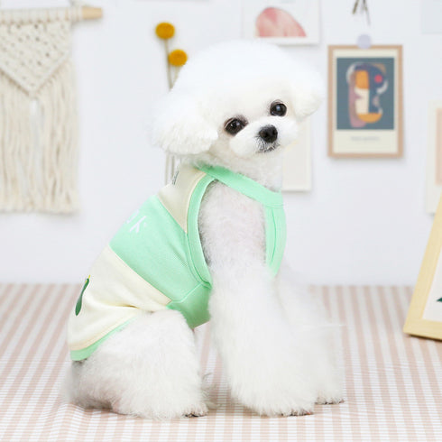 Summer T Shirt Dog Clothes Fruits Costume