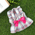 Cute Pet Summer Bow Wedding Dress