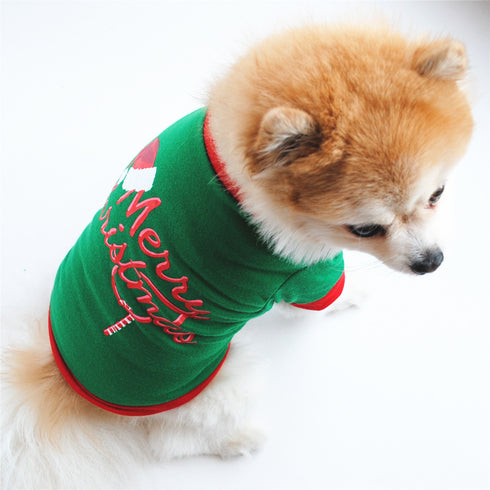 Cute Dog Clothing Christmas Dog Shirts