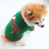 Cute Dog Clothing Christmas Dog Shirts
