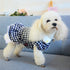 Dog Cute Plaid Floral Princess Dress