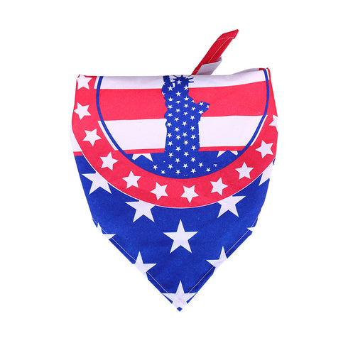 Pet Bibs Scarf for Independence Day