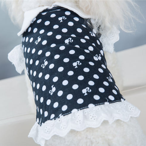 Dot Birthday Dress Doggie Wedding Skirt