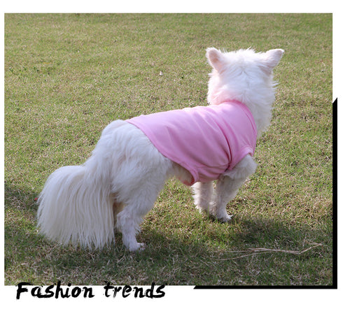 Dog Shirts Pet Clothes Blank Clothing Jerseys