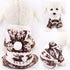Pet Hoodies Jumpsuit Dogs Flannel Pajamas