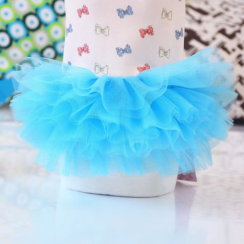 Dog Blue Dresses Party Birthday Pet Apparel