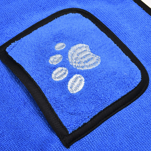 Dog Bathrobe Towel Pet Drying Robes