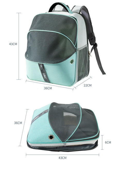 Hiking Ventilated Pet Backpack Carrier for Cats