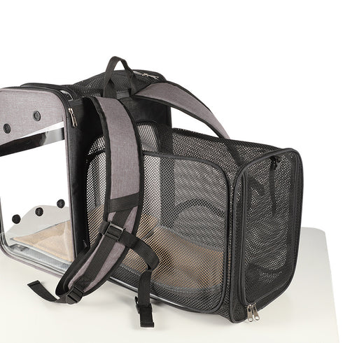 Mesh Breathable Expandable Pet Carrier backpack