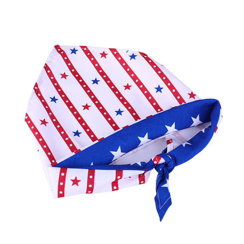 Pet Bibs Scarf for Independence Day