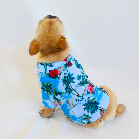 Cute Dog Hawaiian Summer Cool T-Shirt