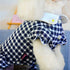 Dog Cute Plaid Floral Princess Dress