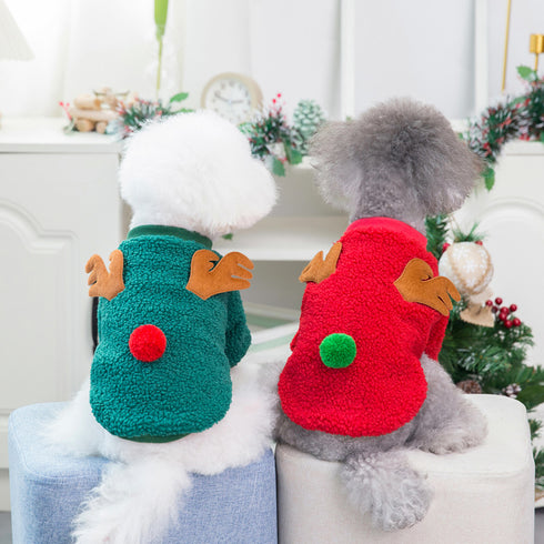 Dog Holiday Sweater Christmas Winter Clothes