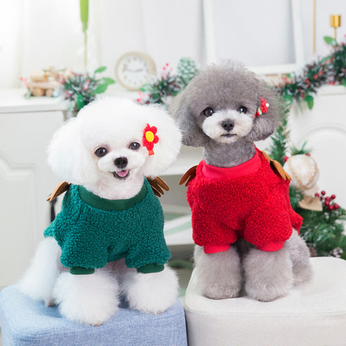 Dog Holiday Sweater Christmas Winter Clothes
