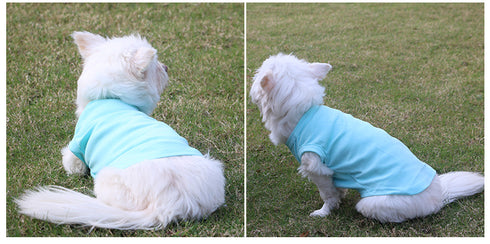 Dog Shirts Pet Clothes Blank Clothing Jerseys