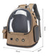 Travel Pet Carrier Space Capsule Backpack for Cat