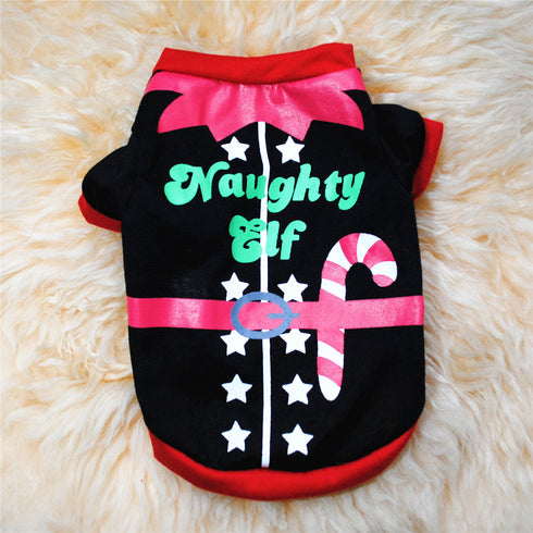 Cute Dog Clothing Christmas Shirt