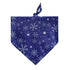 Snowflake Christmas Pet Triangle Scarf