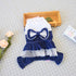 Cute Dot Jean Pet Dress for Dog
