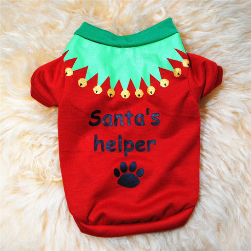 Cute Dog Clothing Christmas Shirt