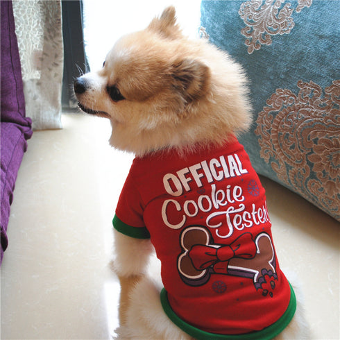 Cute Dog Clothing Christmas Dog Shirts