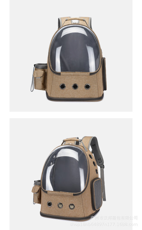 Travel Pet Carrier Space Capsule Backpack for Cat