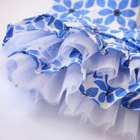 Sweet Pet Clothes with Bowtie Summer Dress