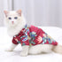 Hawaiian Dog Shirts Apparel Suit for Holiday
