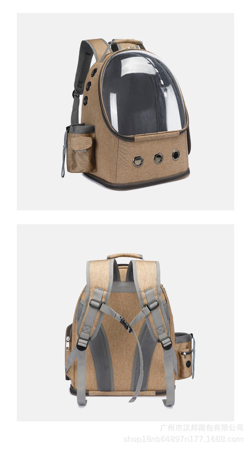 Travel Pet Carrier Space Capsule Backpack for Cat
