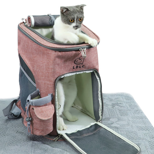 Cat Carrying Bag Foldable Pet Carrier Backpack