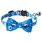 Christmas Snowman Cat Bowtie Collar