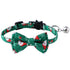 Winter Holiday Christmas Kitten Collar with Bell