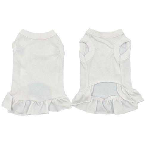 Sleeveless Dress Blank Dog Shirt Skirt for Sublimation