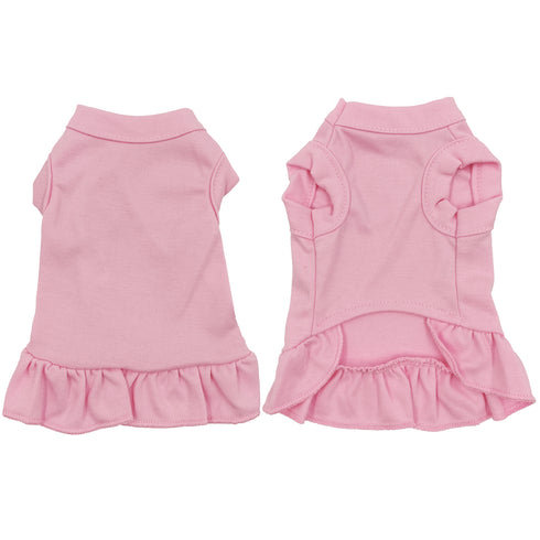 Sleeveless Dress Blank Dog Shirt Skirt for Sublimation