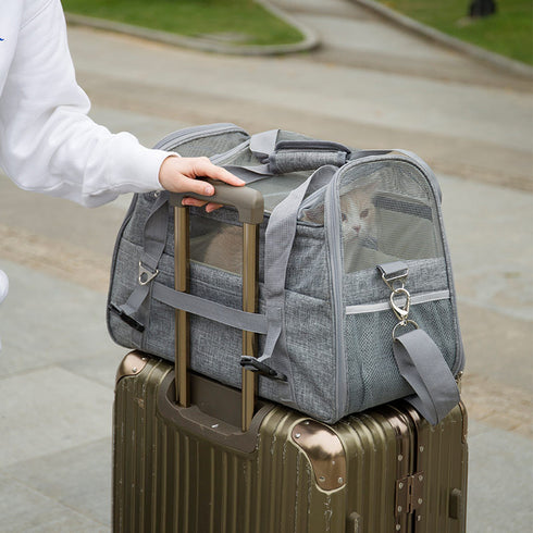 Soft-Sided Pet Travel Carrier for Cats