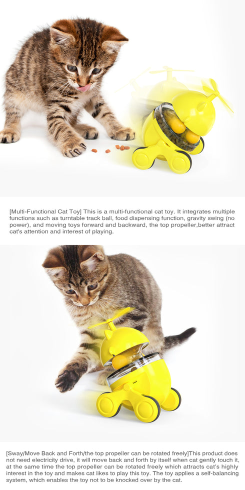 Pet Treat Toys Balance Swing Car Interactive Toys Ball