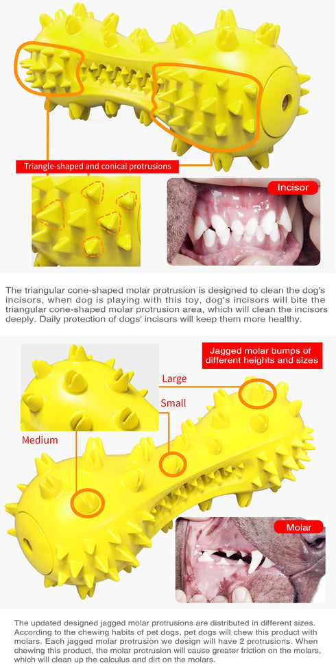 Dog Chew Indestructible Durable Toothbrush Toys