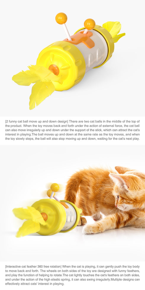 Cat Feather Toys for Indoor Cats