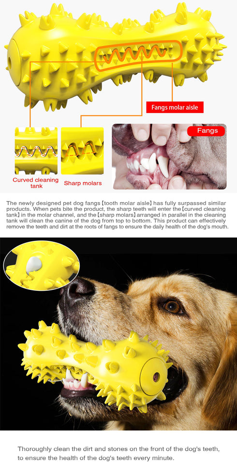 Dog Chew Indestructible Durable Toothbrush Toys