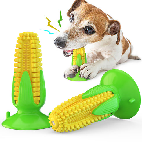 Dog Chew Toys Puppy Toothbrush Clean TeethCorn Sucker Toys Stick