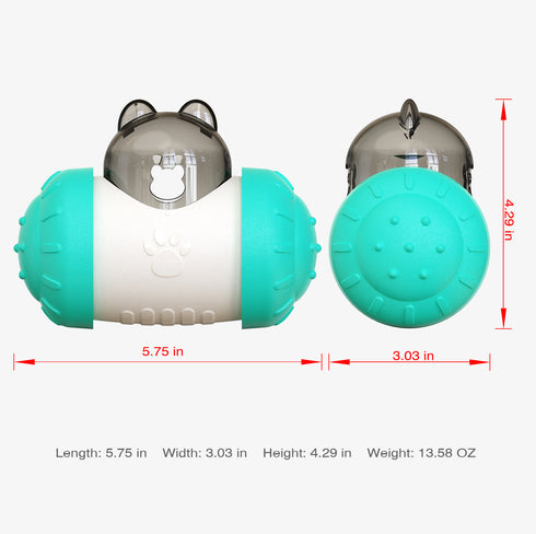 Dog Balance Swing Car Slow Feeder Treat Ball Toys