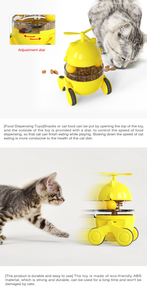 Pet Treat Toys Balance Swing Car Interactive Toys Ball