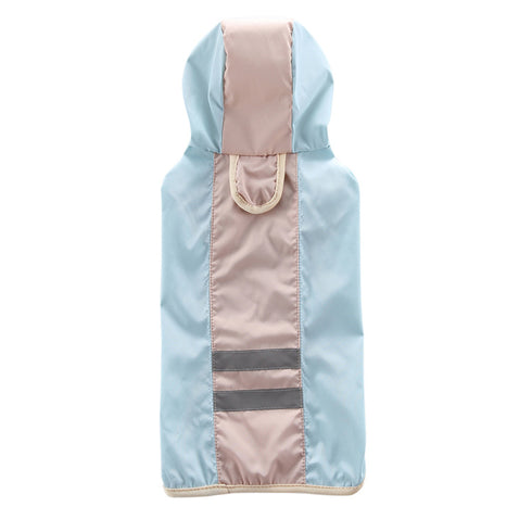 Fashion Pet Dog Reflective Raincoat with Hood