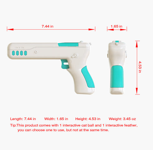 Cat Toy Gun with Cat Feather