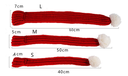 Dog Santa Costumes Pet Santa Scarf