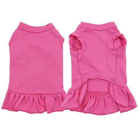 Sleeveless Dress Blank Dog Shirt Skirt for Sublimation