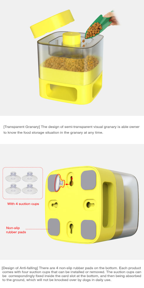 Dog and Cat Press Slow Food Feeders Interactive Toys