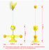 Cat Spring Interactive Chasing Feather Toys