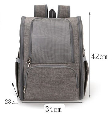 Expandable Breathable Mesh Cat Backpack Bag