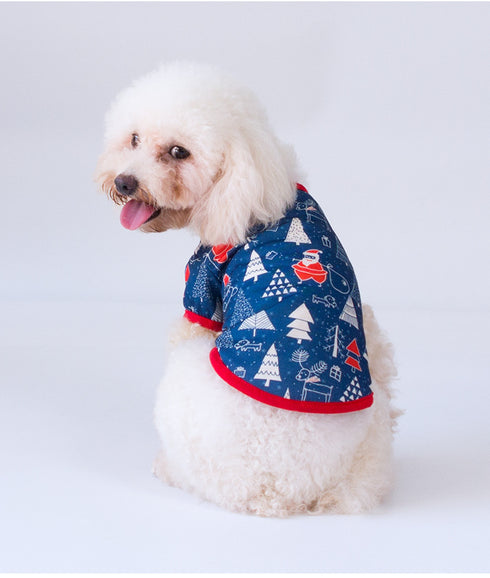 Christmas Dog Shirt Vest Soft Breathable Pet Clothes